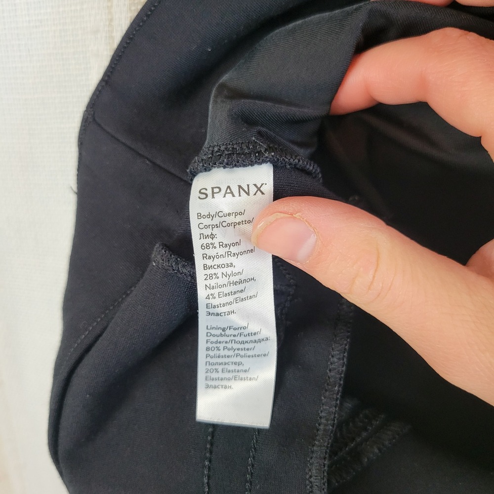 SPANX‎ The Perfect Black Pants Ankle Backseam Skinny Size Large - Picture 10 of 13